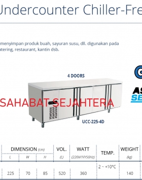 S/S Undercounter Chiller GEA