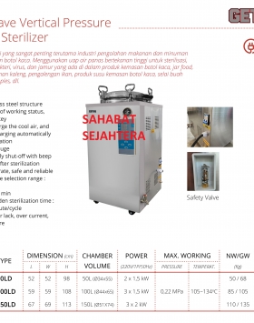Steam Sterilizer GETRA LS-150LD